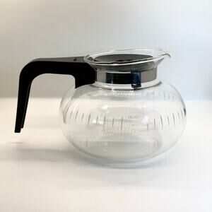 BUNN Pour O-Matic Glass Coffee Pot 36 Replacement Decanter Lid Handle 6 Cup 36oz